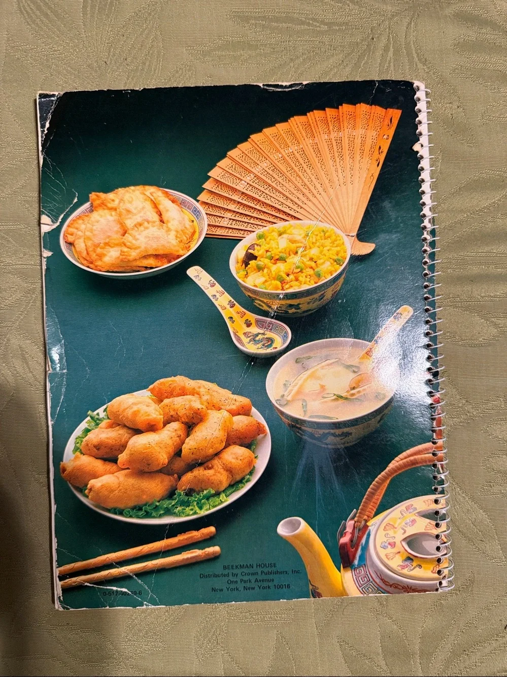 Vintage Wok Cooking Class Cookbook – Classic Green Cover